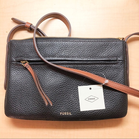 Fossil Handbags - Fossil Gemma Small Crossbody Black